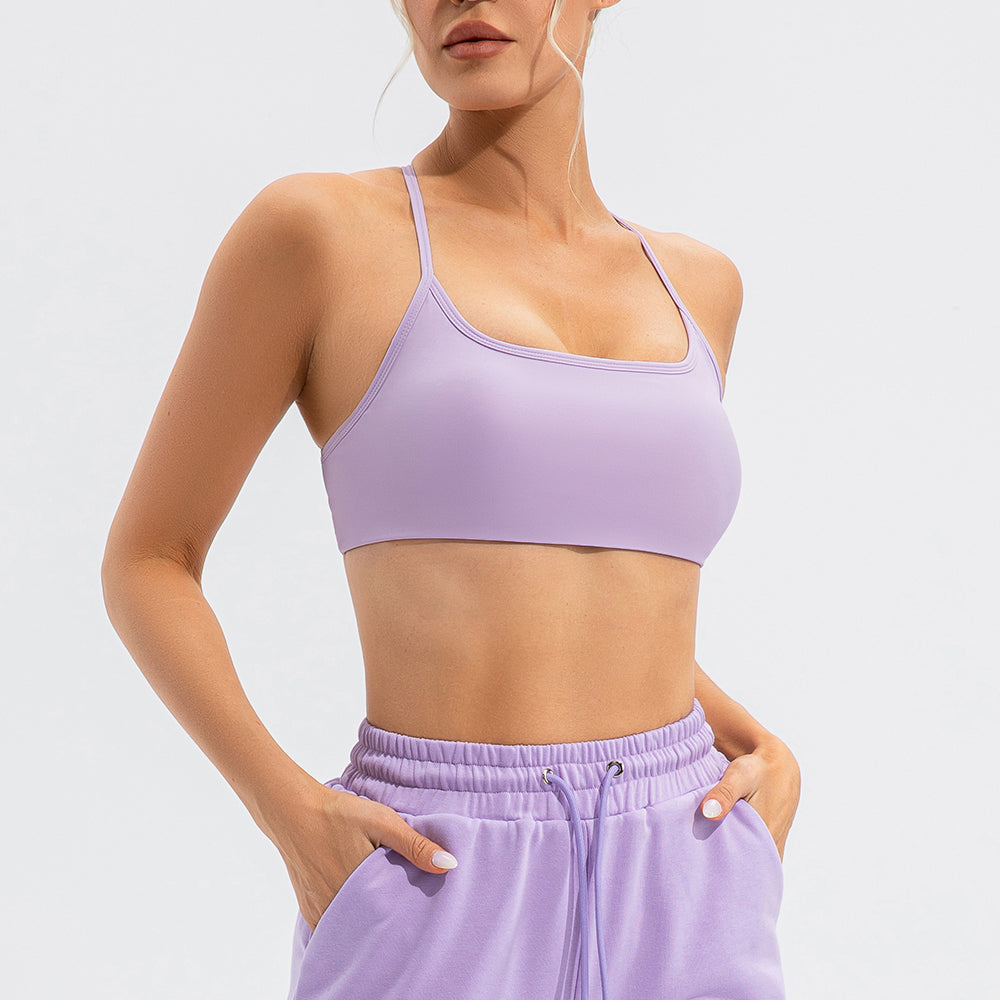 Crisscross Spaghetti Strap Active Cami