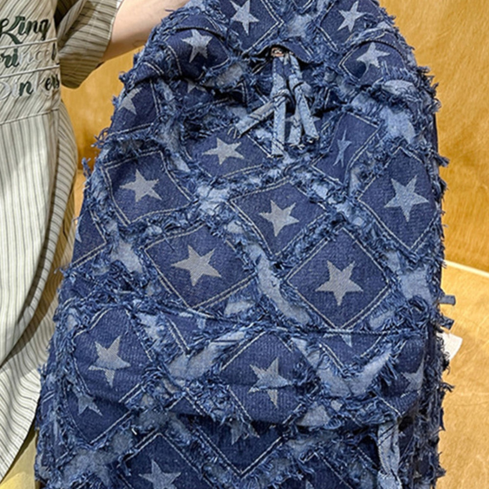 
                  
                    Star Denim Backpack Bag
                  
                