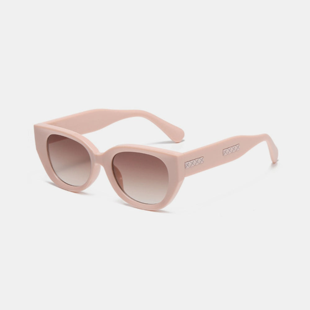 Cat Eye Polycarbonate Frame Sunglasses